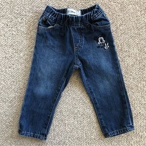 babyGap Disney Mickey Mouse Pull-On Slim Jeans